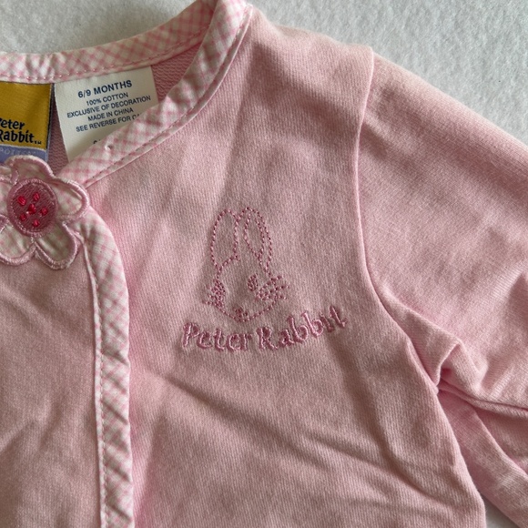Peter Rabbit Beatrix Potter Infant 2 Piece Floral Dress w/ Cardigan Size 6/9 Mon - Picture 9 of 16